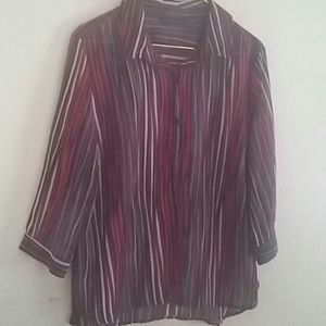 Button down blouse attention